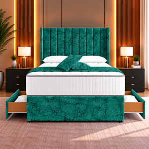 Peacock Marble Velvet