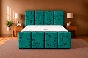 Peacock Marble Velvet