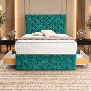 Peacock Marble Velvet