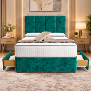 Peacock Marble Velvet