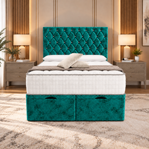 Peacock Marble Velvet