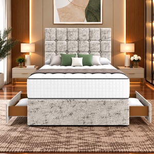 Platinum Marble Velvet