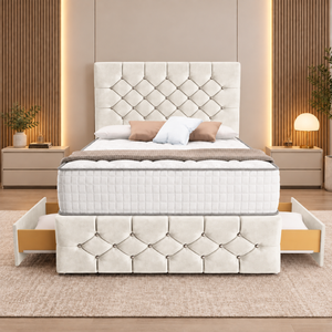 Cream Plush Velvet