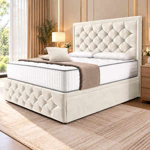 Cream Plush Velvet