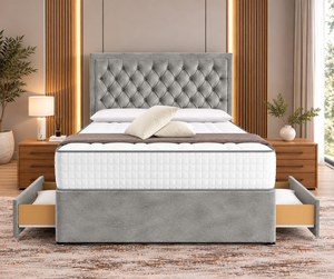Grey Plush Velvet