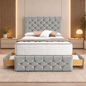 Grey Plush Velvet