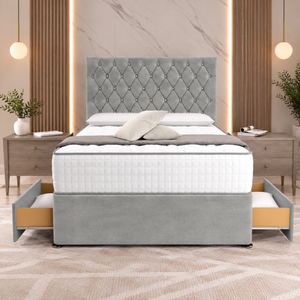 Grey Plush Velvet