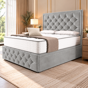 Grey Plush Velvet