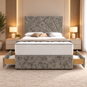 Grey Marble Velvet