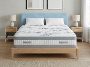 Sky Blue Plush Velvet