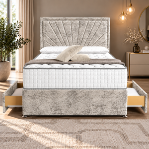 Silver Marble Velvet