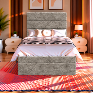 Silver Marble Velvet