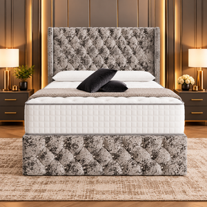 Silver Marble Velvet