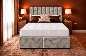 Silver Marble Velvet