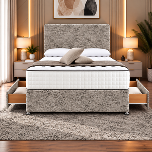 Silver Marble Velvet