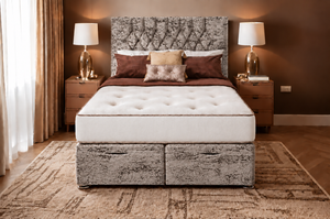 Silver Marble Velvet