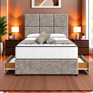 Silver Marble Velvet