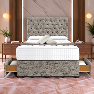 Silver Marble Velvet