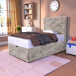 Silver Marble Velvet