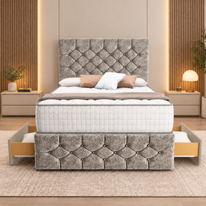 Silver Marble Velvet