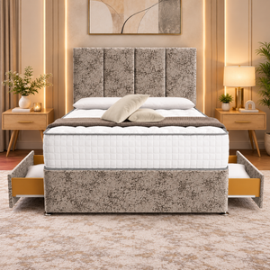 Silver Marble Velvet
