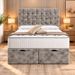 Silver Marble Velvet
